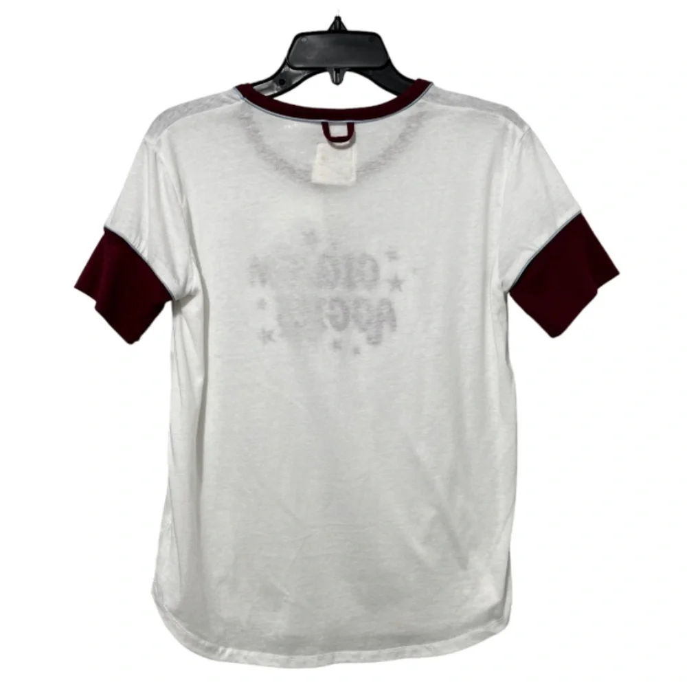 Camp Collection NWT Texas A&M Women's Gig Em Aggies Raglan Tee Size M - Picture 2 of 10